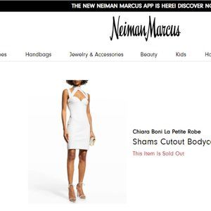 Chiara Boni La Petite Robe Shams Cutout Bodycon Mini Dress